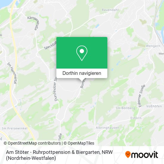 Am Stöter - Ruhrpottpension & Biergarten Karte