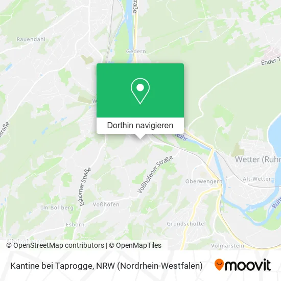 Kantine bei Taprogge Karte