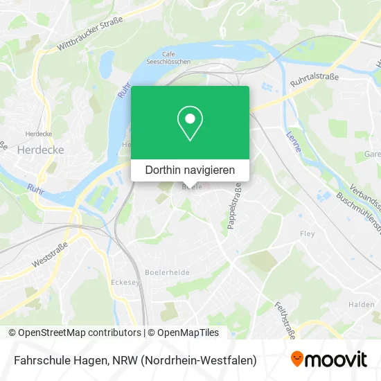 Fahrschule Hagen Karte