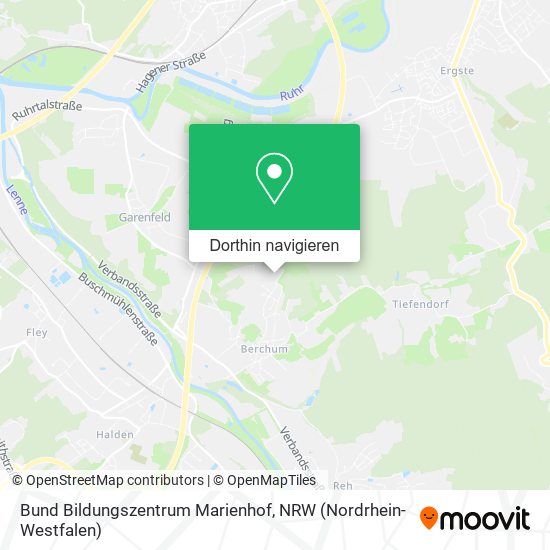 Bund Bildungszentrum Marienhof Karte