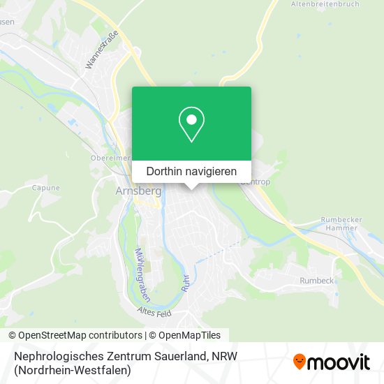 Nephrologisches Zentrum Sauerland Karte