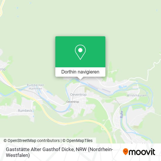 Gaststätte Alter Gasthof Dicke Karte