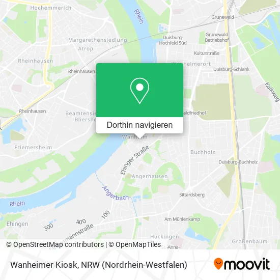 Wanheimer Kiosk Karte