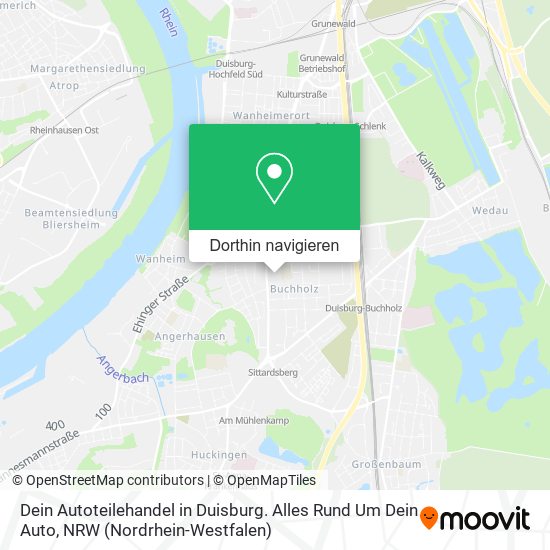 Dein Autoteilehandel in Duisburg. Alles Rund Um Dein Auto Karte