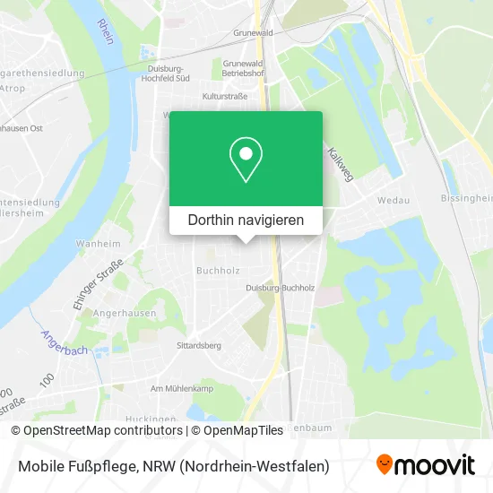 Mobile Fußpflege Karte