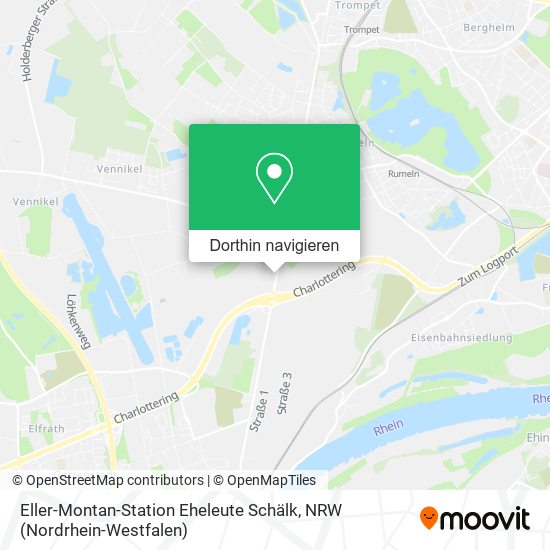 Eller-Montan-Station Eheleute Schälk Karte