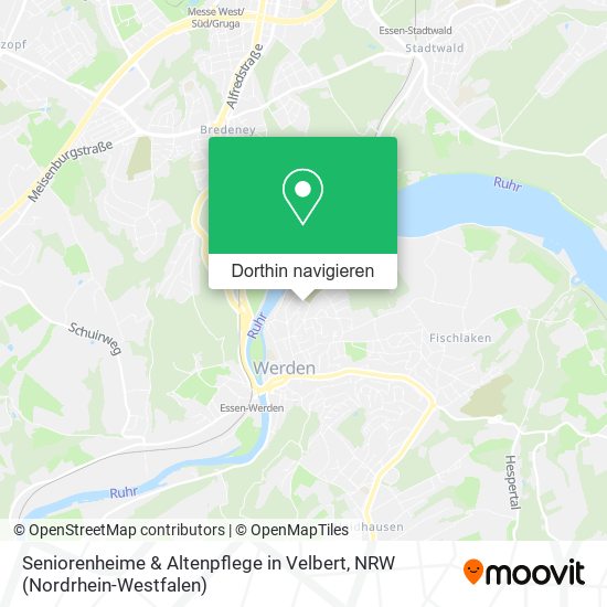 Seniorenheime & Altenpflege in Velbert Karte