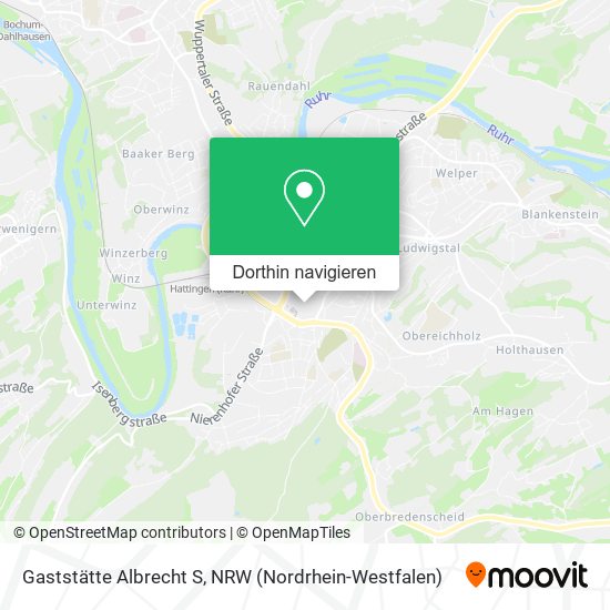 Gaststätte Albrecht S Karte