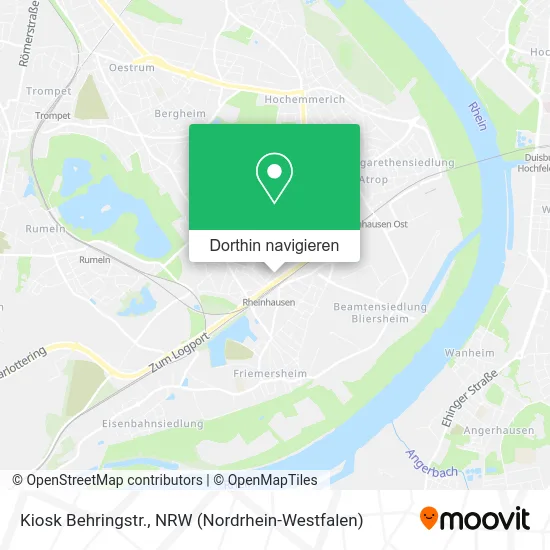 Kiosk Behringstr. Karte