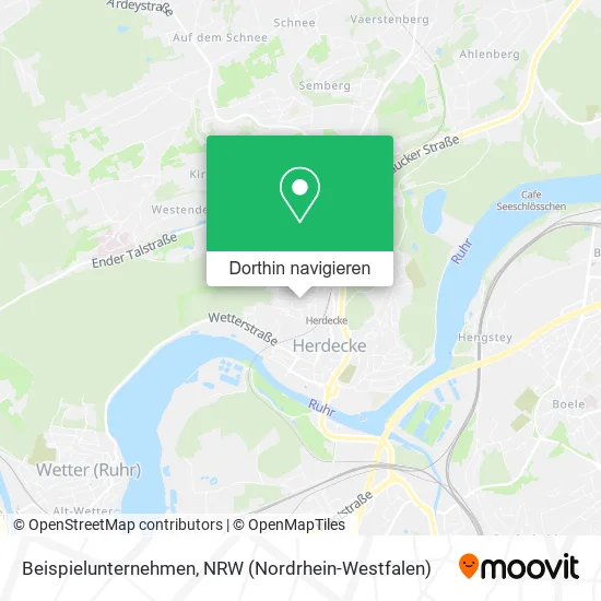 Beispielunternehmen Karte