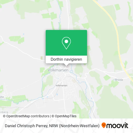 Daniel Christoph Perrey Karte