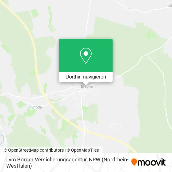 Lvm Borger Versicherungsagentur Karte