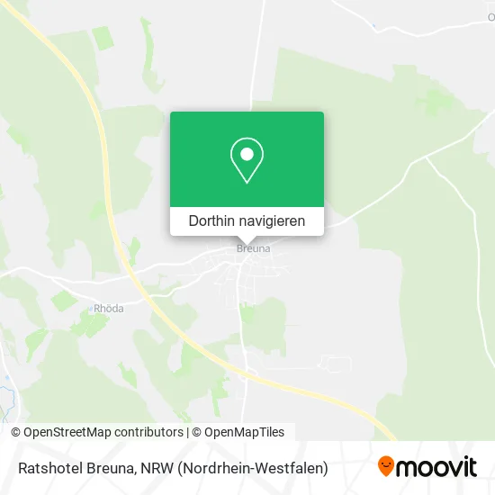 Ratshotel Breuna Karte