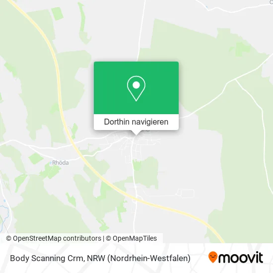 Body Scanning Crm Karte