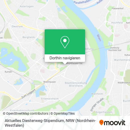 Aktuelles Diesterweg-Stipendium Karte