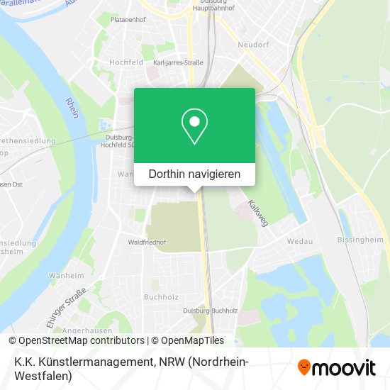 K.K. Künstlermanagement Karte