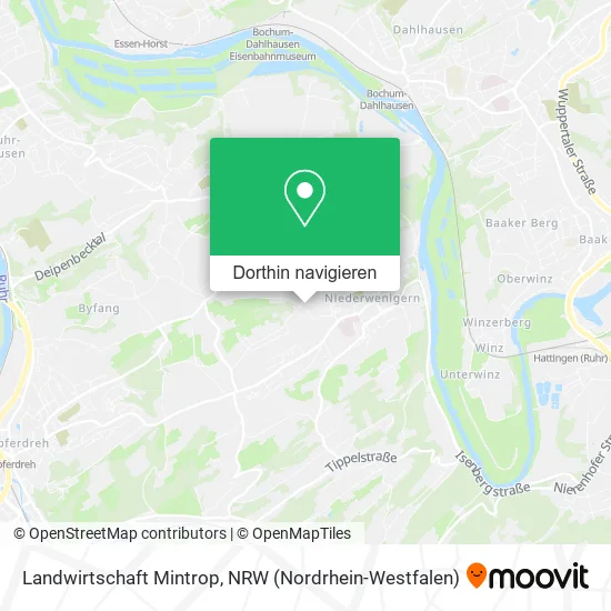 Landwirtschaft Mintrop Karte