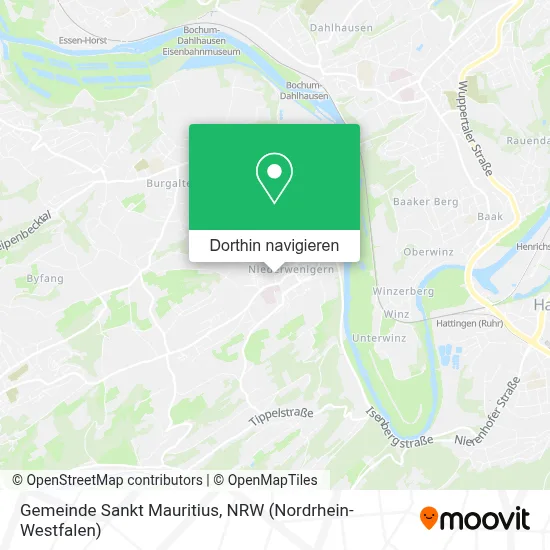 Gemeinde Sankt Mauritius Karte