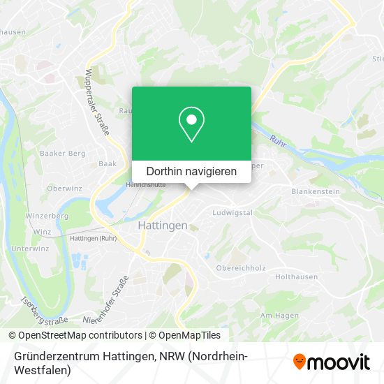 Gründerzentrum Hattingen Karte