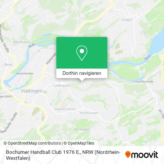 Bochumer Handball Club 1976 E. Karte