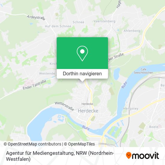 Agentur für Mediengestaltung Karte