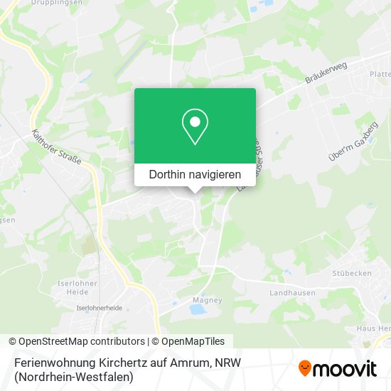 Ferienwohnung Kirchertz auf Amrum Karte