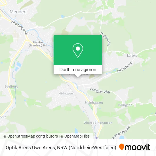 Optik Arens Uwe Arens Karte