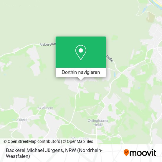 Bäckerei Michael Jürgens Karte