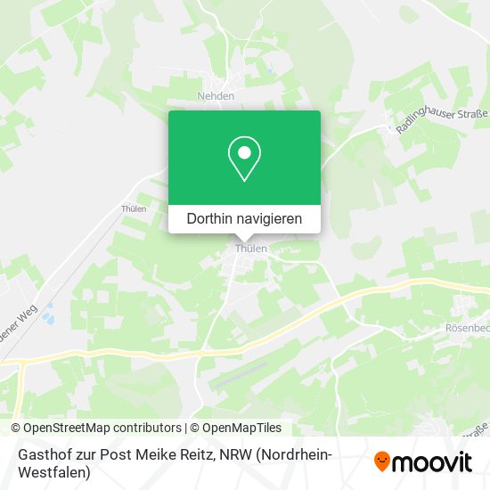 Gasthof zur Post Meike Reitz Karte