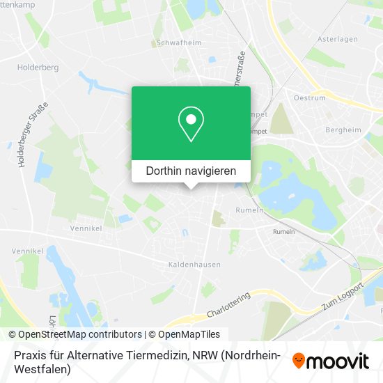Praxis für Alternative Tiermedizin Karte