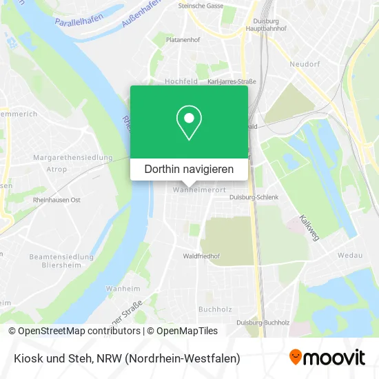 Kiosk und Steh Karte