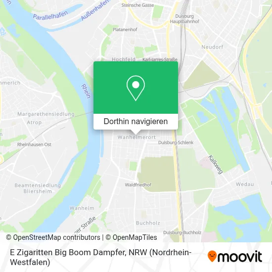 E Zigaritten Big Boom Dampfer Karte