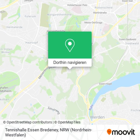 Tennishalle Essen Bredeney Karte
