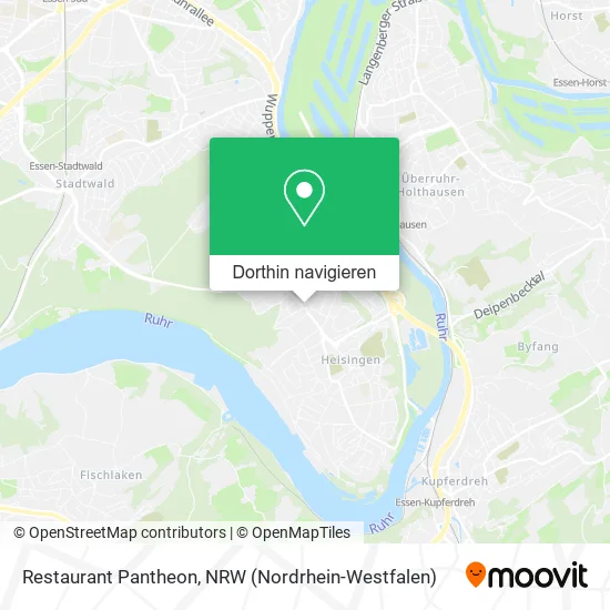 Restaurant Pantheon Karte