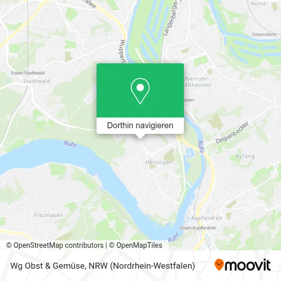 Wg Obst & Gemüse Karte