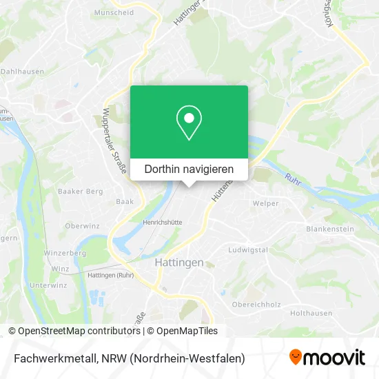 Fachwerkmetall Karte