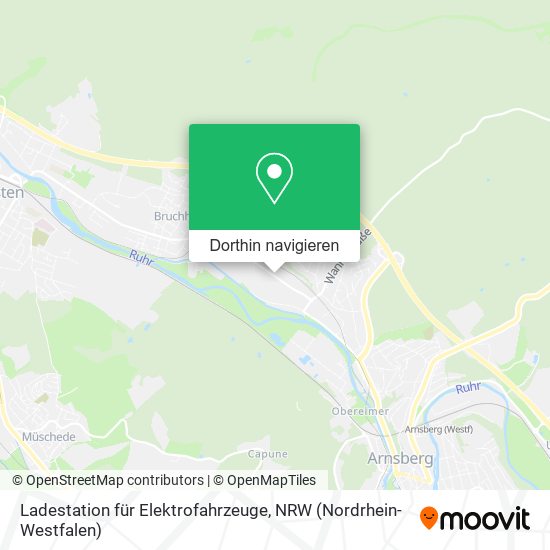 Ladestation für Elektrofahrzeuge Karte