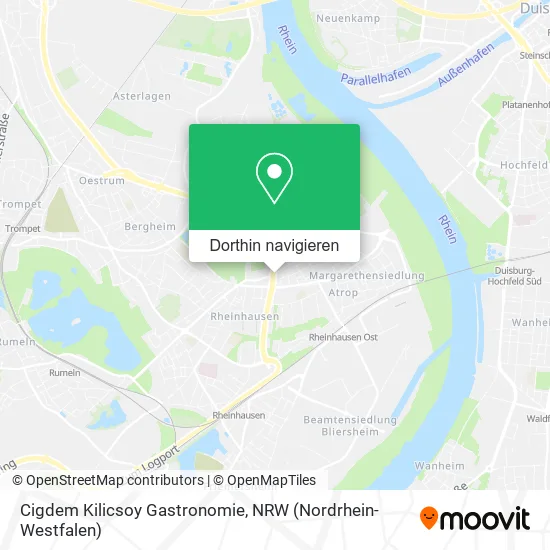 Cigdem Kilicsoy Gastronomie Karte