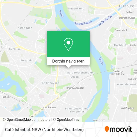 Café Istanbul Karte