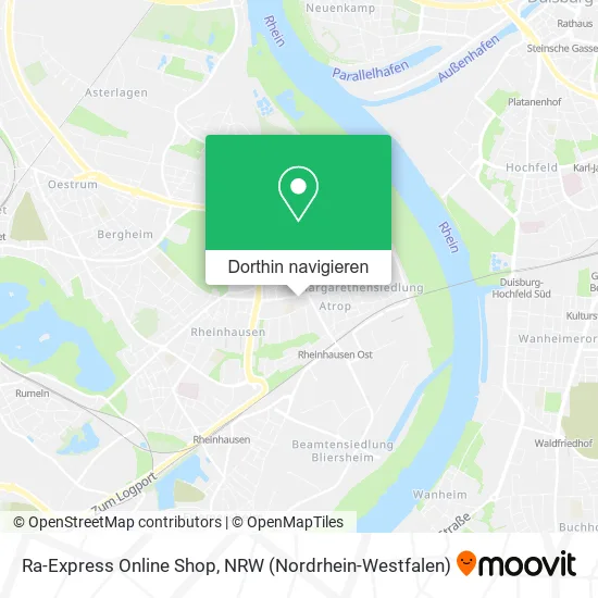 Ra-Express Online Shop Karte