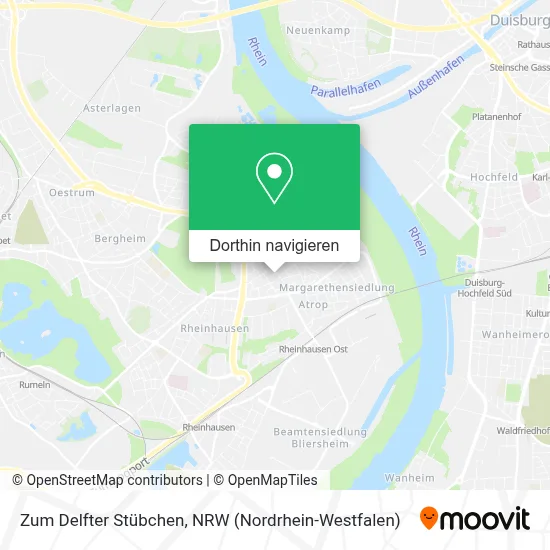 Zum Delfter Stübchen Karte