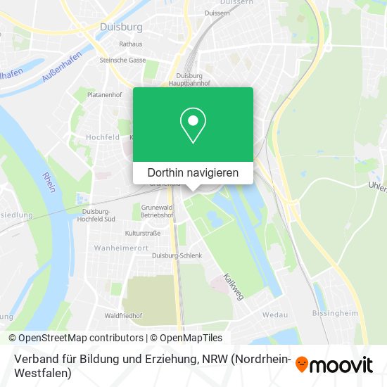 Verband für Bildung und Erziehung Karte