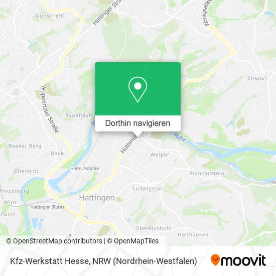 Kfz-Werkstatt Hesse Karte