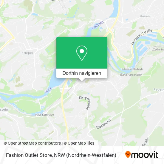 Fashion Outlet Store Karte