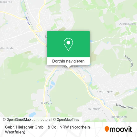 Gebr. Hielscher GmbH & Co. Karte