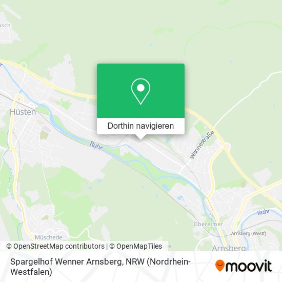 Spargelhof Wenner Arnsberg Karte