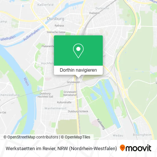 Werkstaetten im Revier Karte