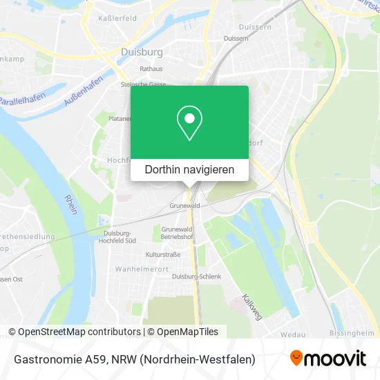 Gastronomie A59 Karte