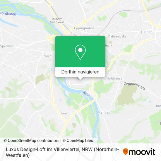 Luxus Design-Loft im Villenviertel Karte