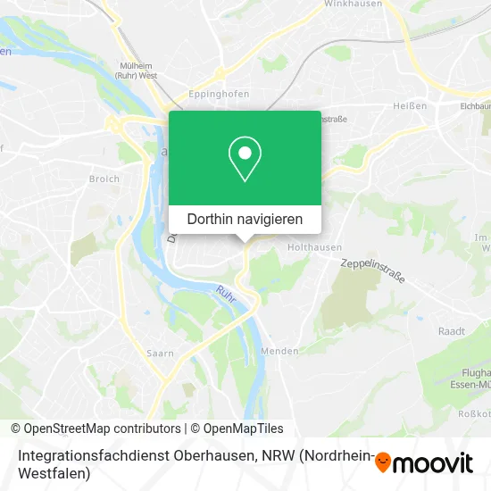 Integrationsfachdienst Oberhausen Karte